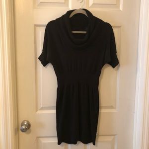 Black Cowl Neck Sweater Dress - Sz XS
